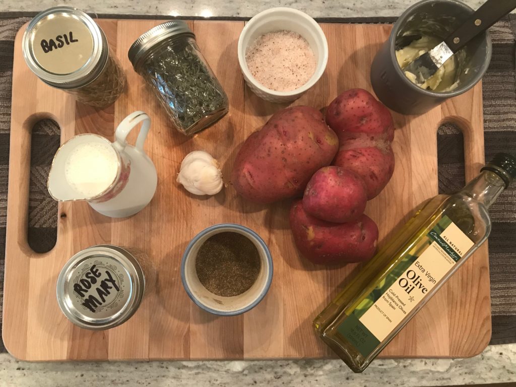 Herbed Garlic Mashed Potatoes Ingredients