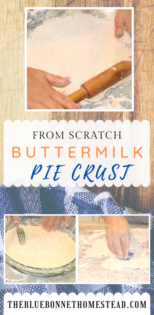 Buttermilk Pie Crust from scratch PIN