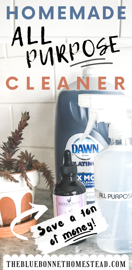 Homemade all purpose cleaner pin