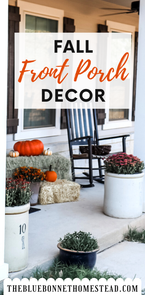Fall front porch décor inspiration