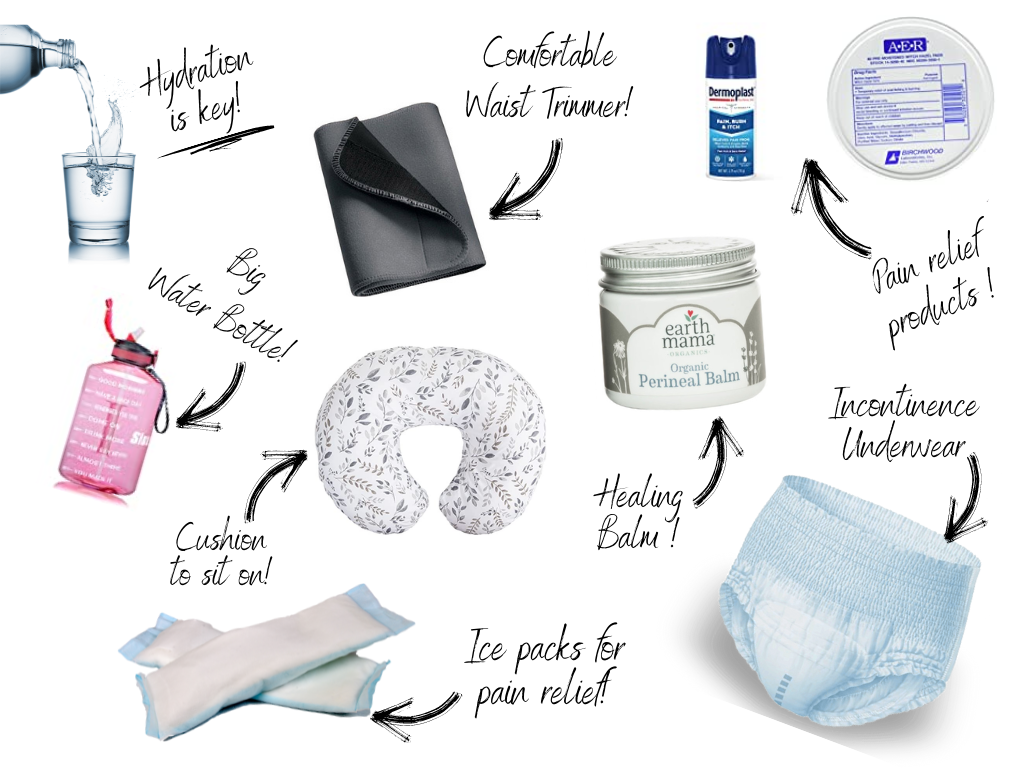 Postpartum essentials on amazon