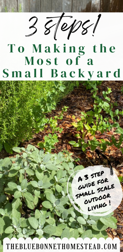3 steps to making the most of a small backyard